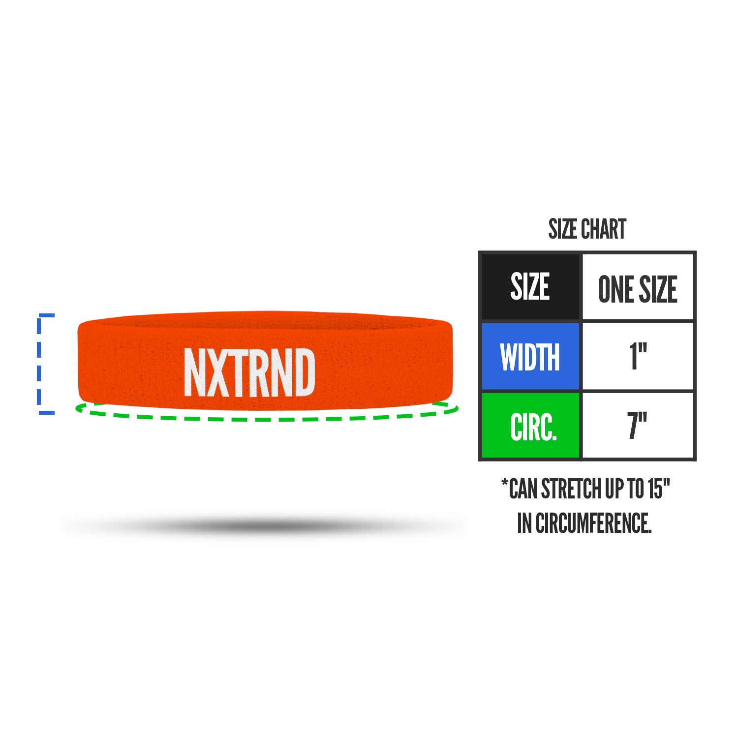 Arm Bands Orange (1 Pair)