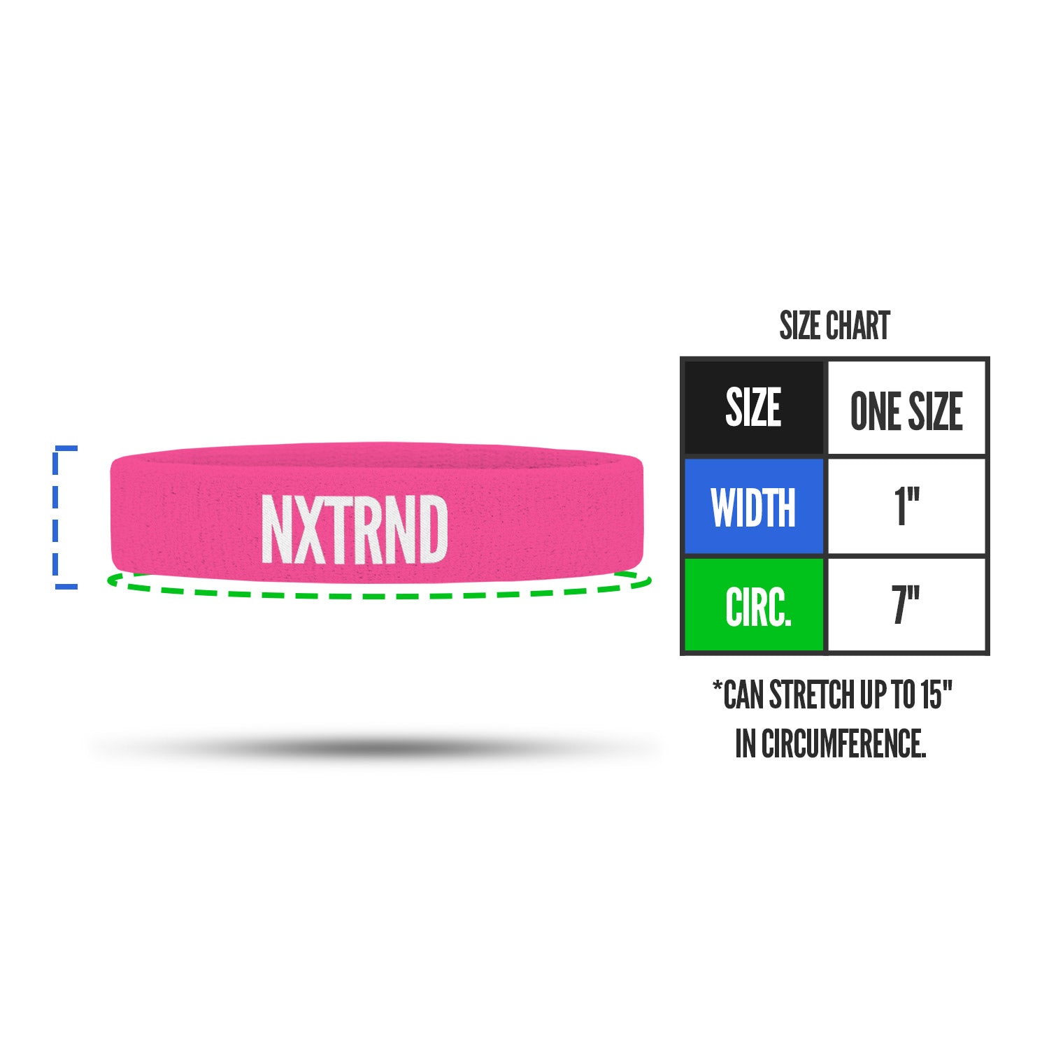 Arm Bands Pink (1 Pair)