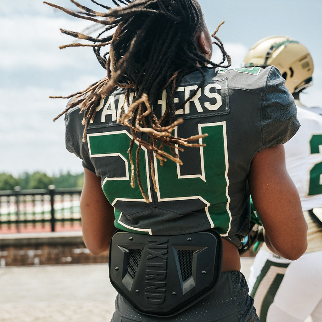 B-PLATE® Football Back Plate Black