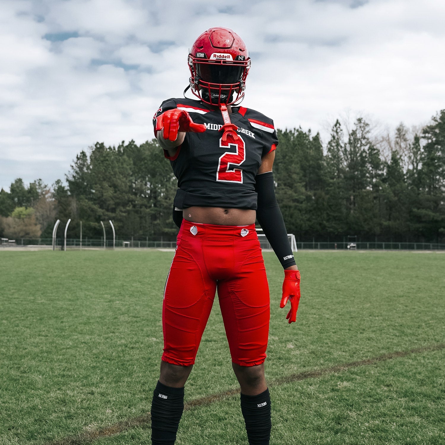 VZR1® Football Visor Black