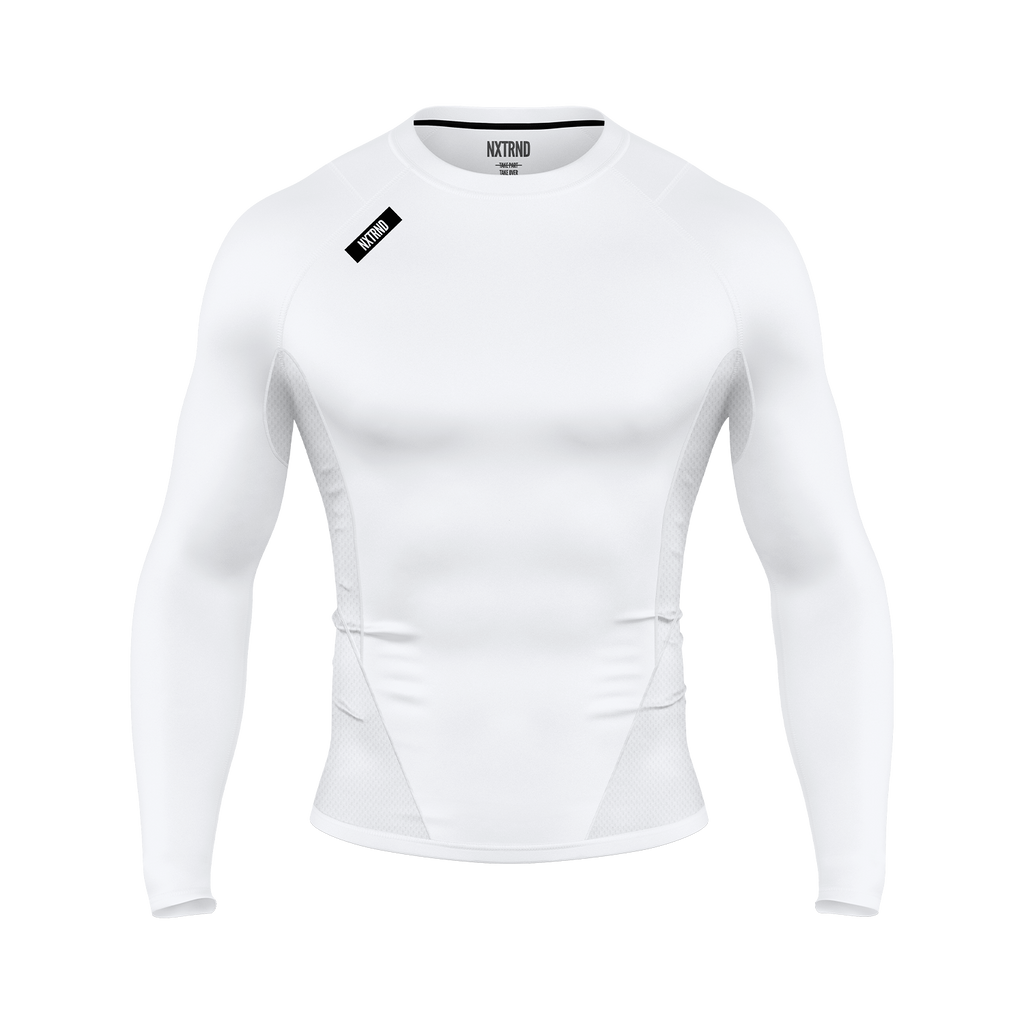 Core Compression Long Sleeve White