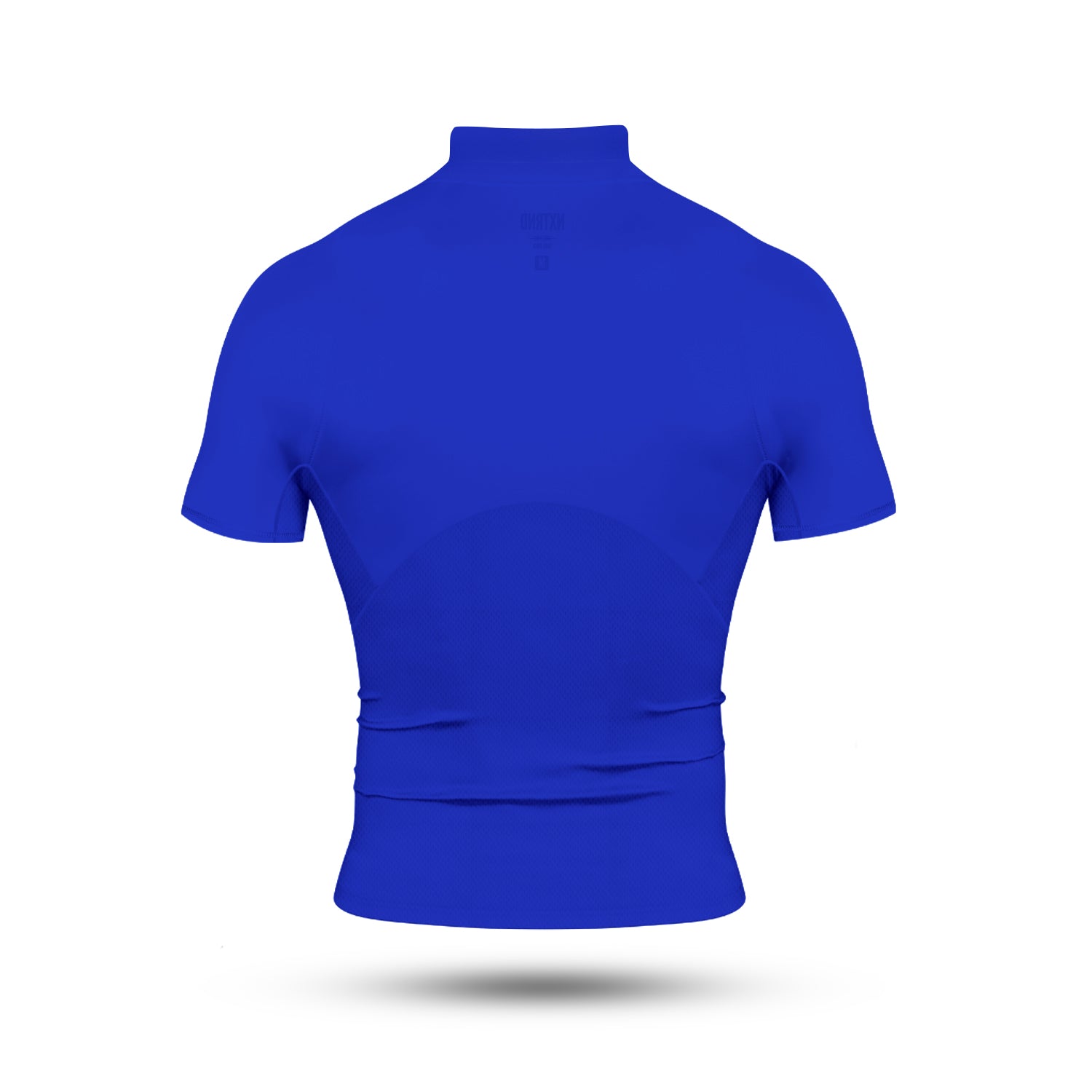 Core Turtleneck Compression Short Sleeve Blue