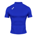 Core Turtleneck Compression Short Sleeve Blue
