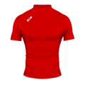 Core Turtleneck Compression Short Sleeve Red