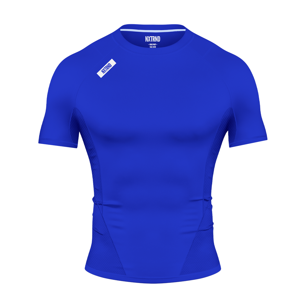 Core Compression Short Sleeve Blue