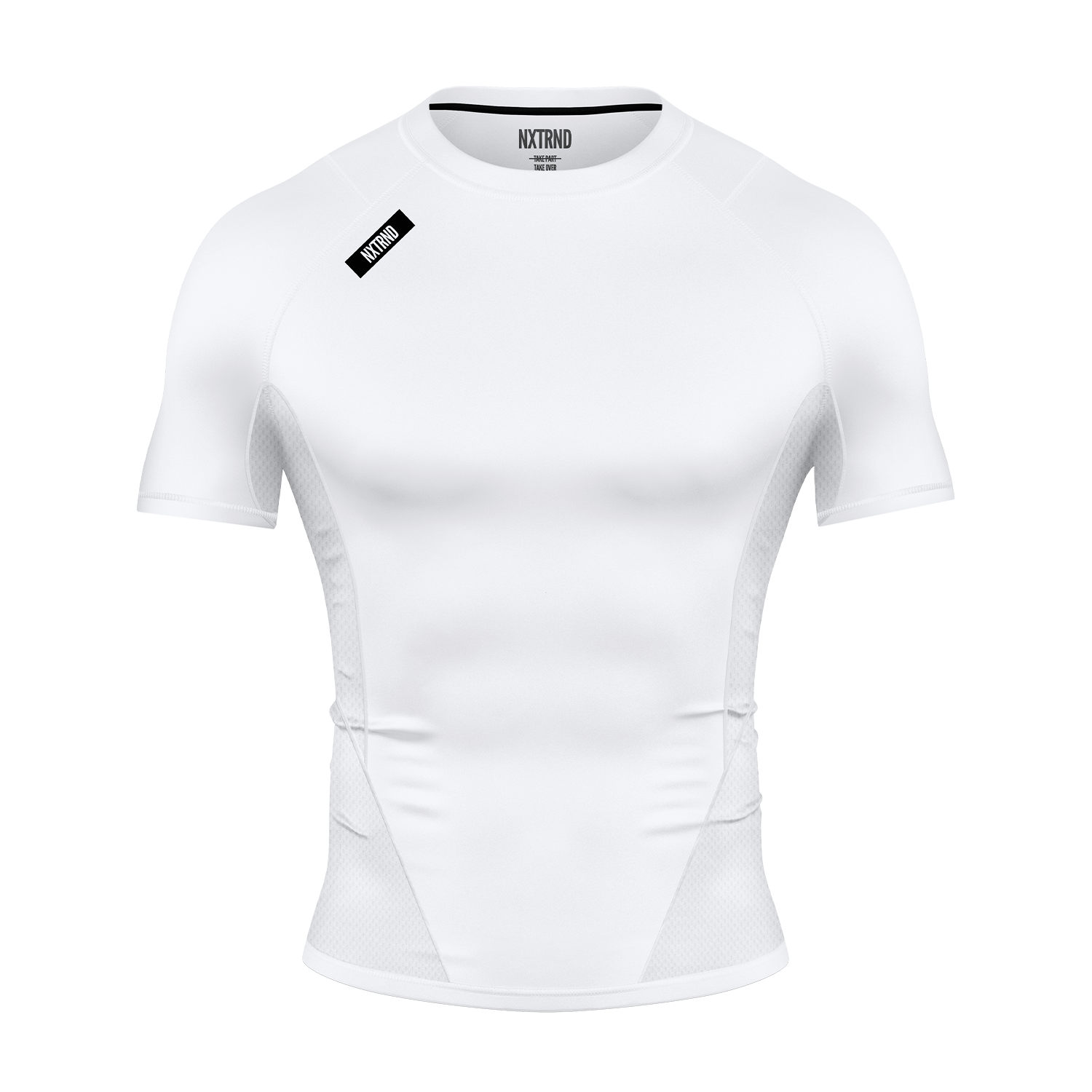 Core Compression Short Sleeve White