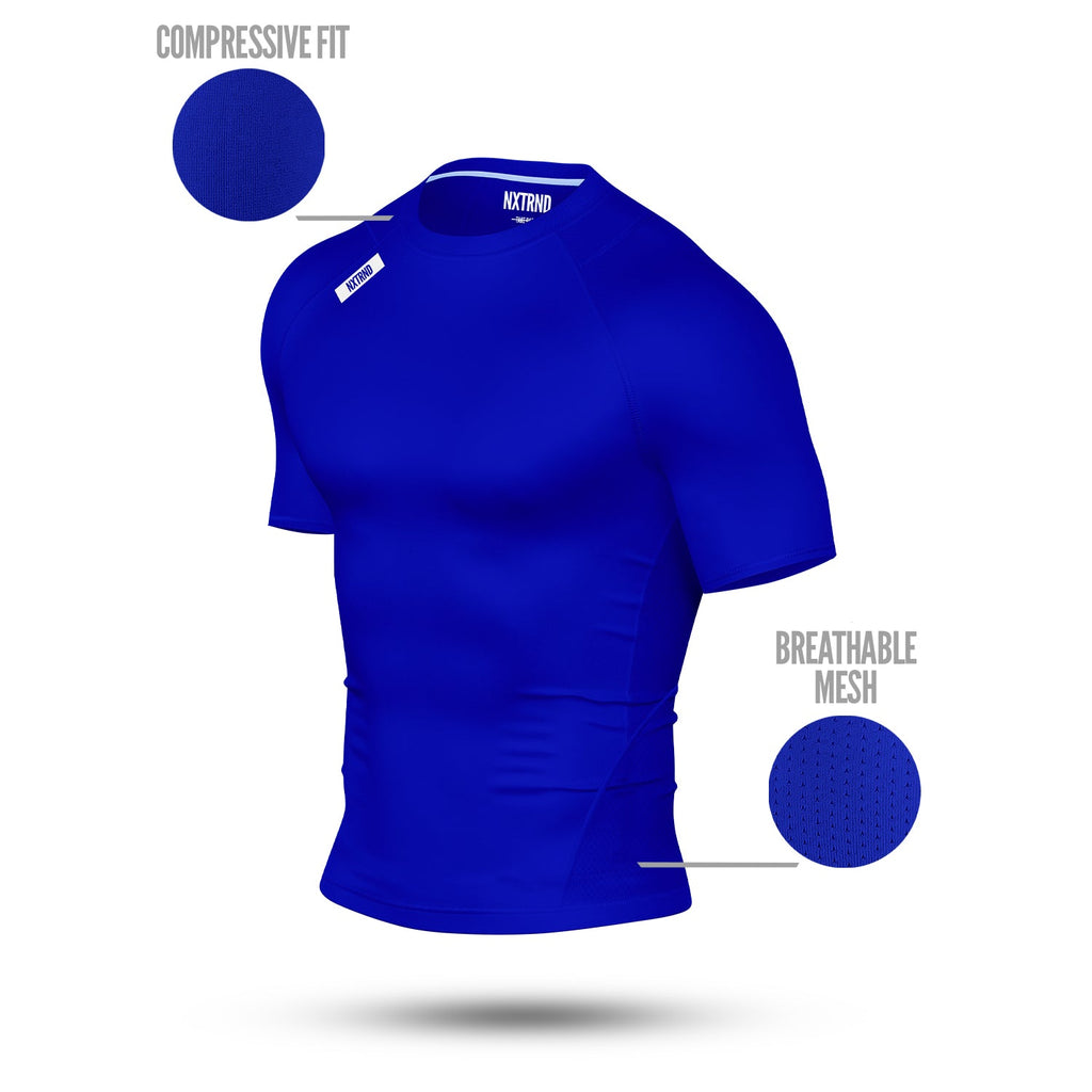 Core Compression Short Sleeve Blue