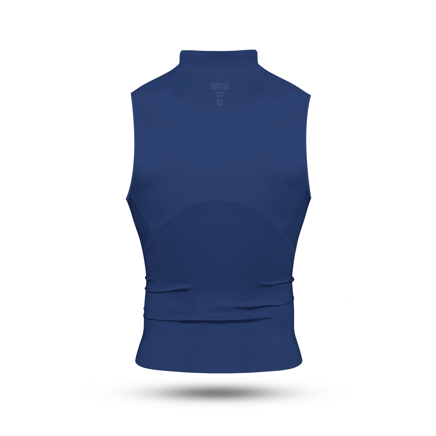 Core Turtleneck Compression Sleeveless Navy Blue