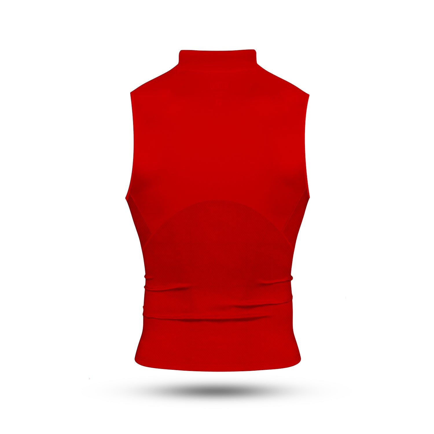 Core Turtleneck Compression Sleeveless Red