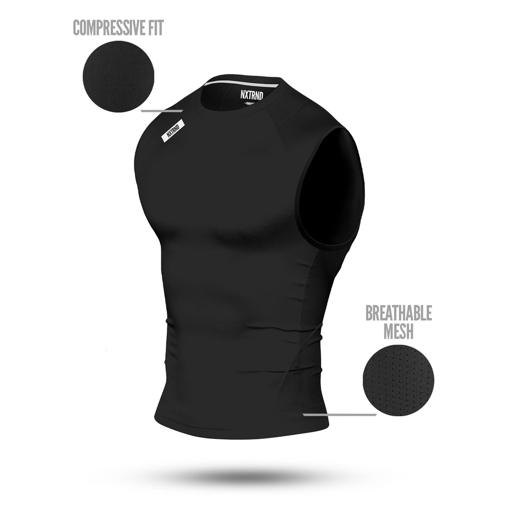 Core Compression Sleeveless Black