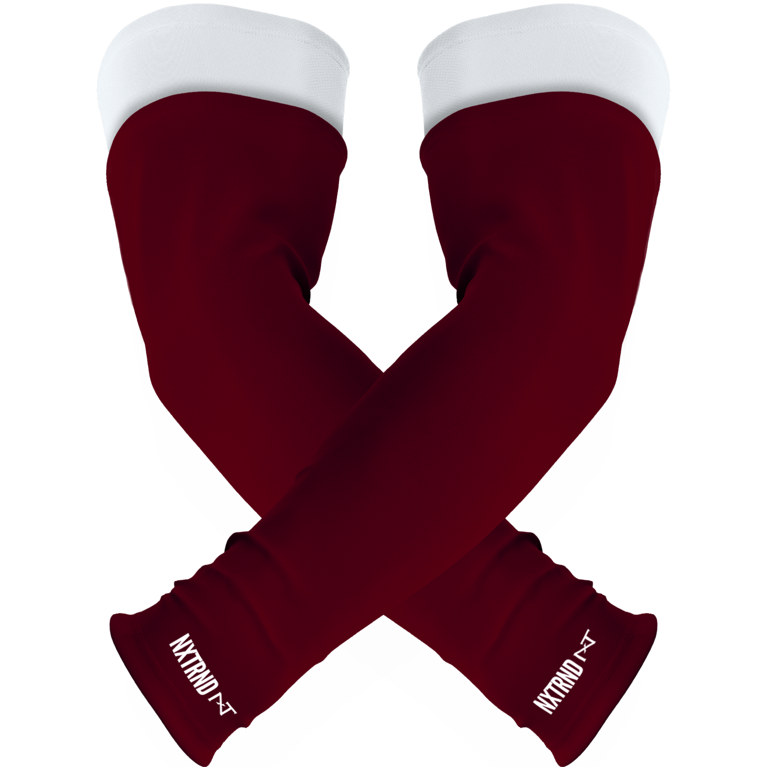 Double Arm Sleeves Maroon (1 Pair)