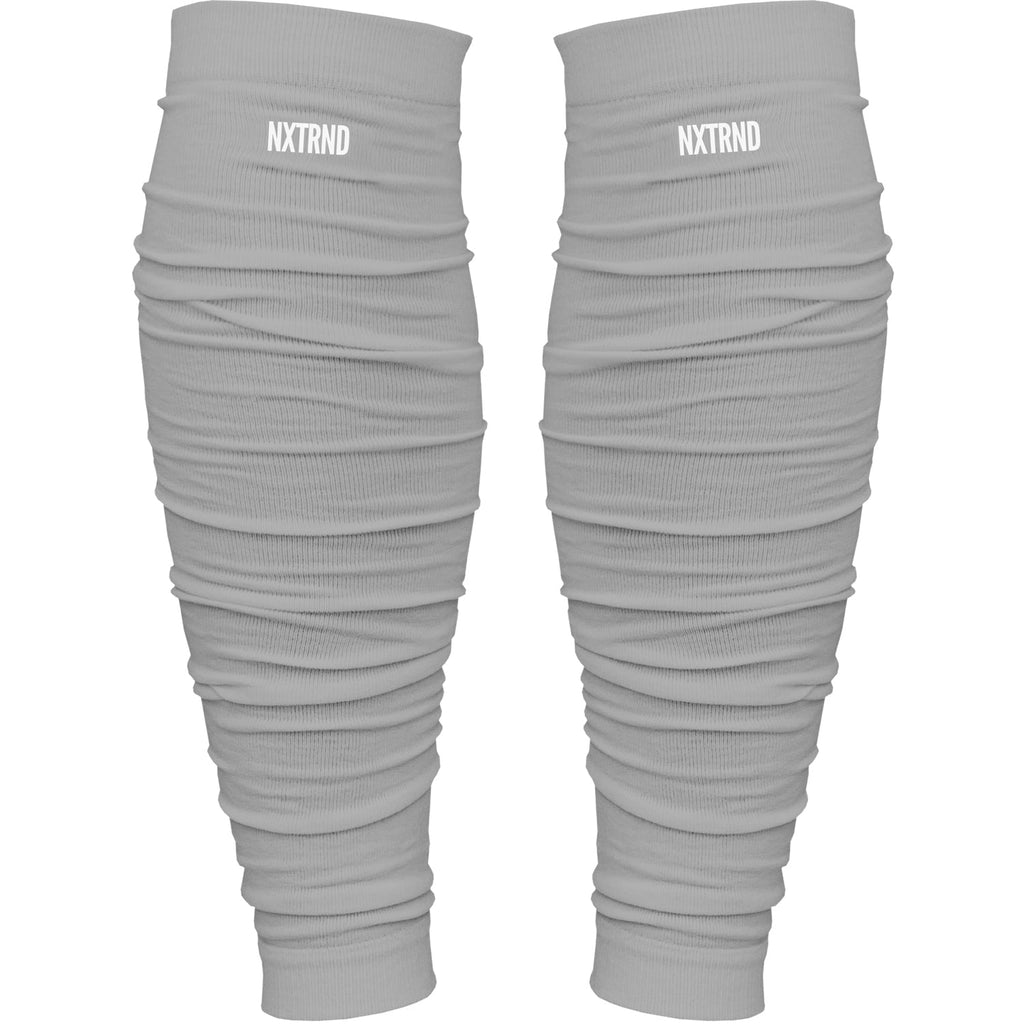 Scrunch Football Leg Sleeves Light Grey