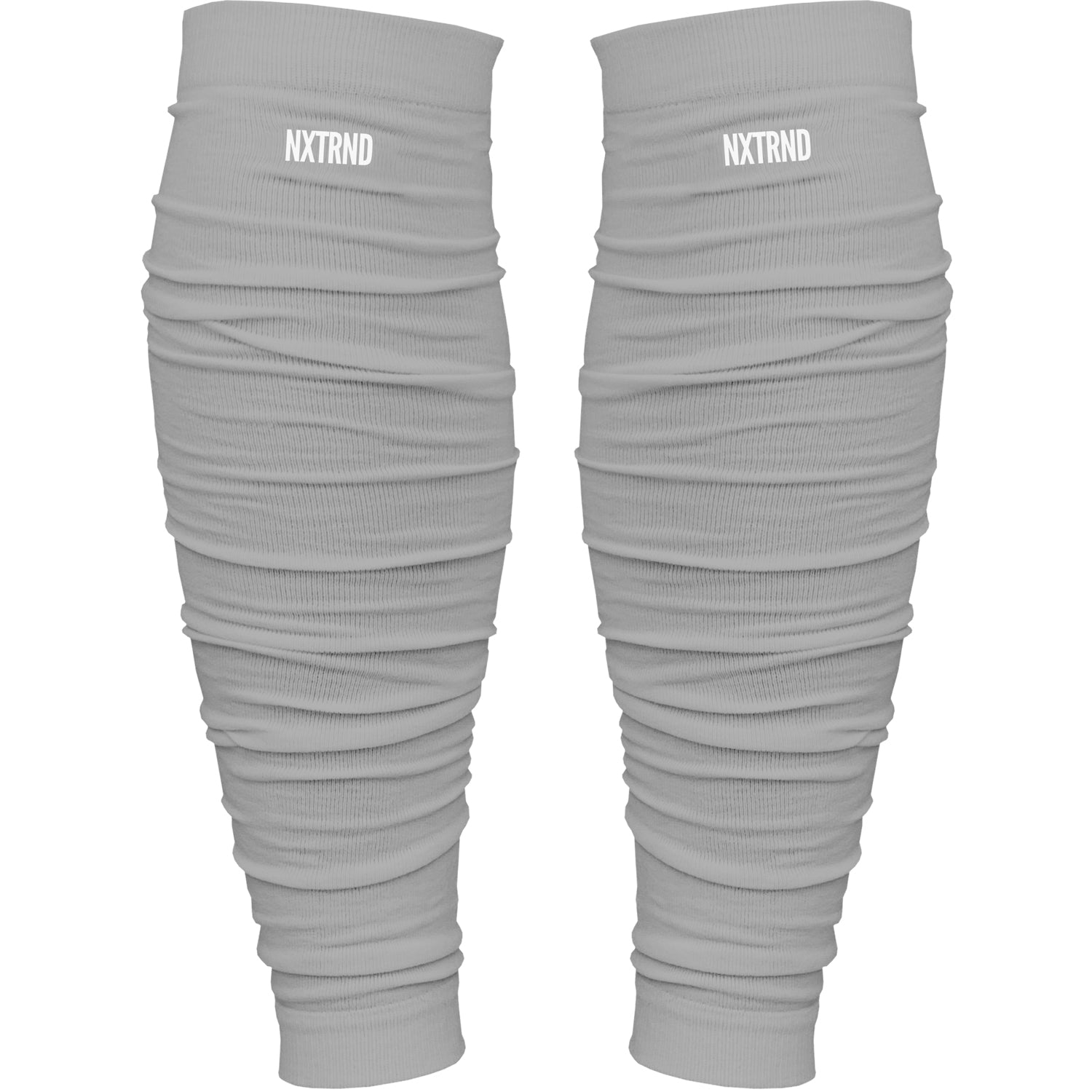 Scrunch Football Leg Sleeves Light Grey