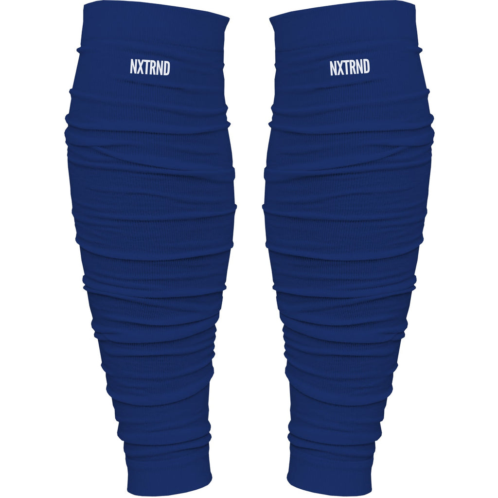 Scrunch Football Leg Sleeves Navy Blue