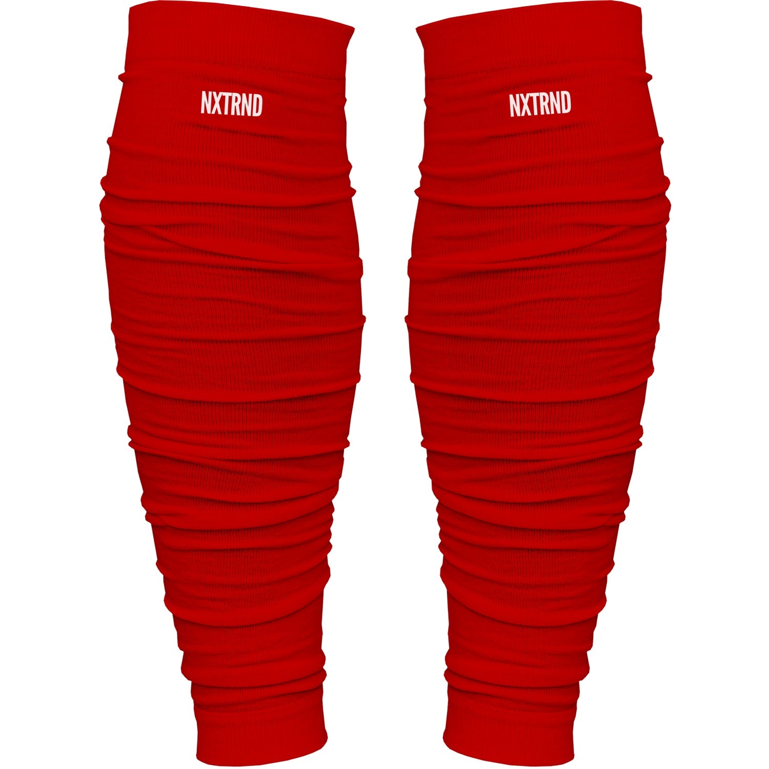 Scrunch Football Leg Sleeves Red