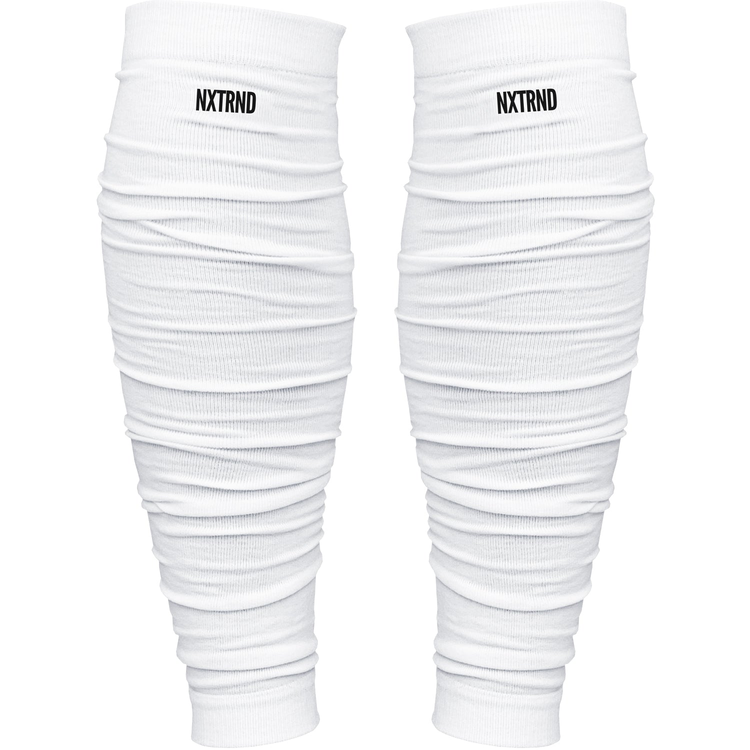 Scrunch Football Leg Sleeves White