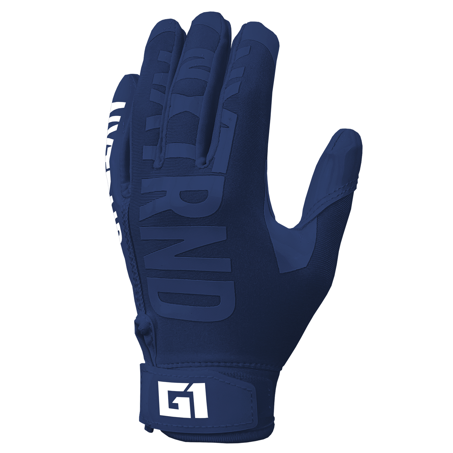 G1® Youth Football Gloves Navy Blue