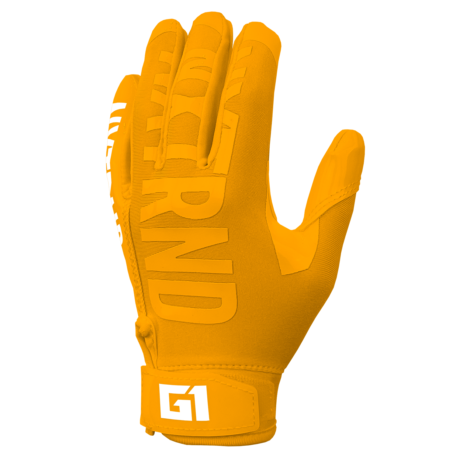 G1® Youth Football Gloves Yellow