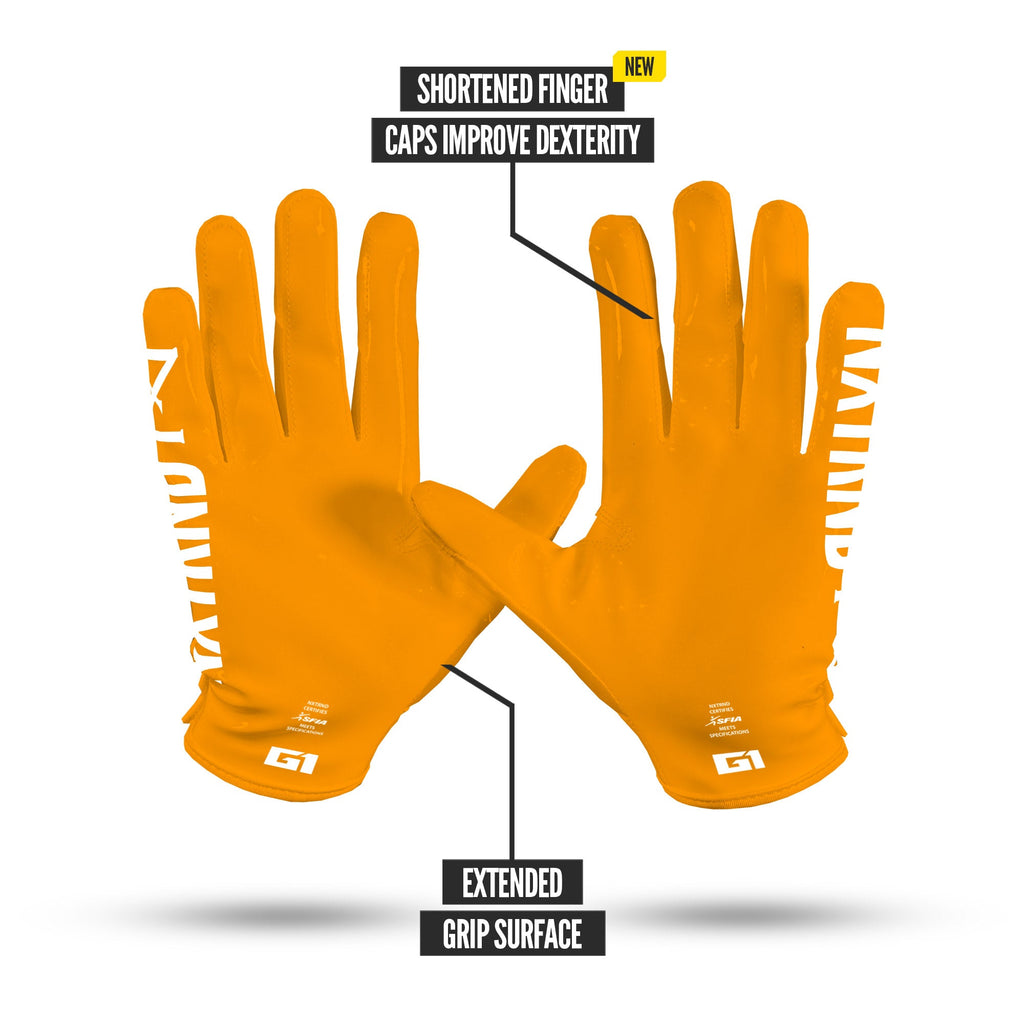 G1® Pro Football Gloves Yellow