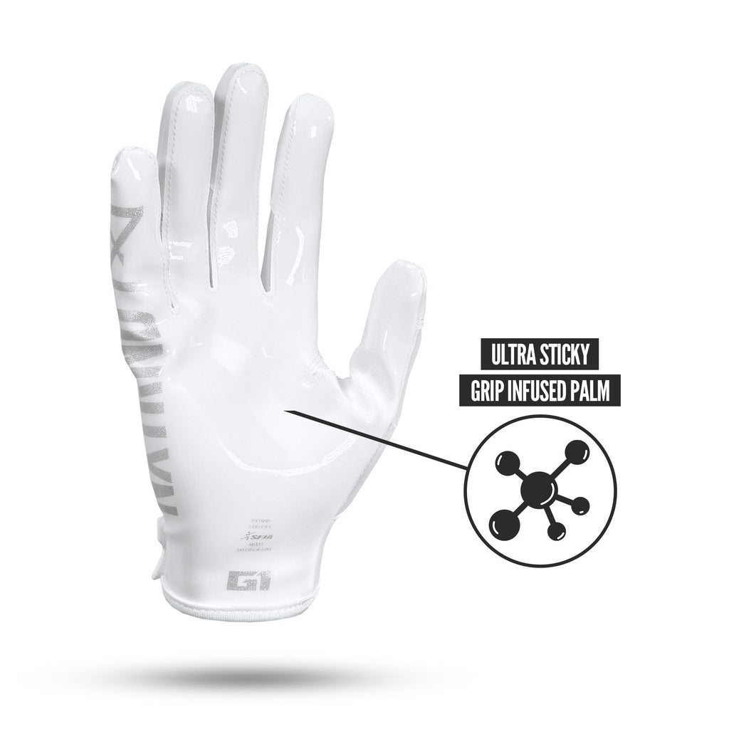 G1® Pro Football Gloves White