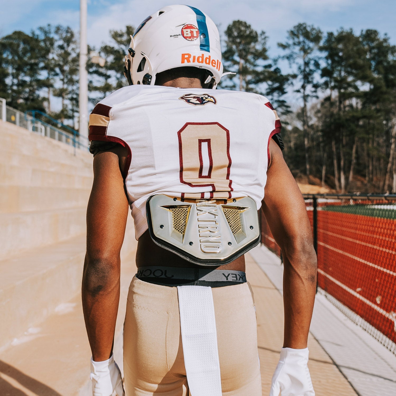 B-PLATE® Football Back Plate Gold
