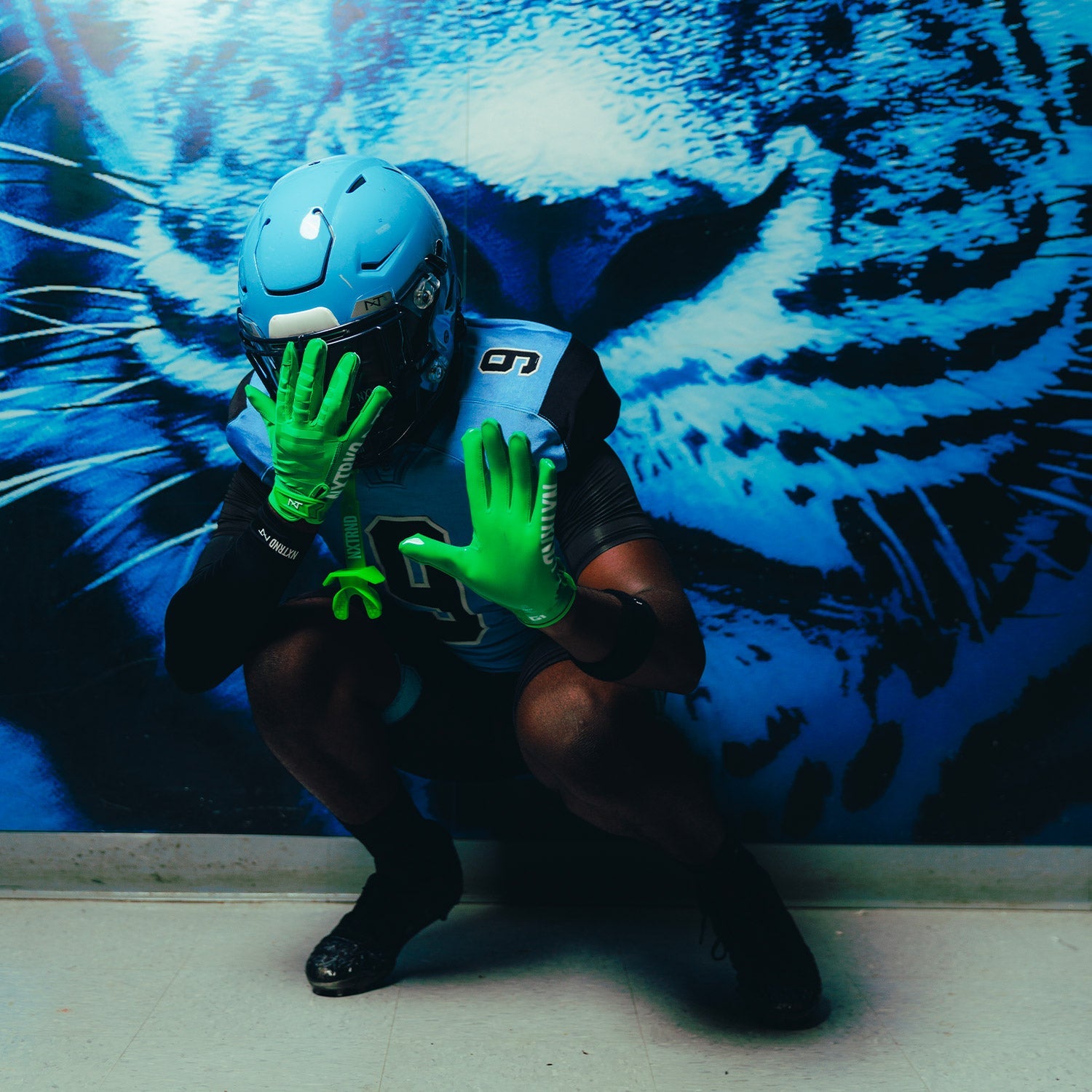 G1® Pro Football Gloves Green