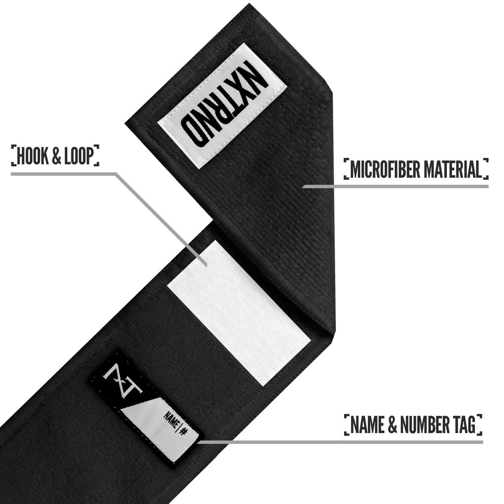 Streamer Football Towel Black