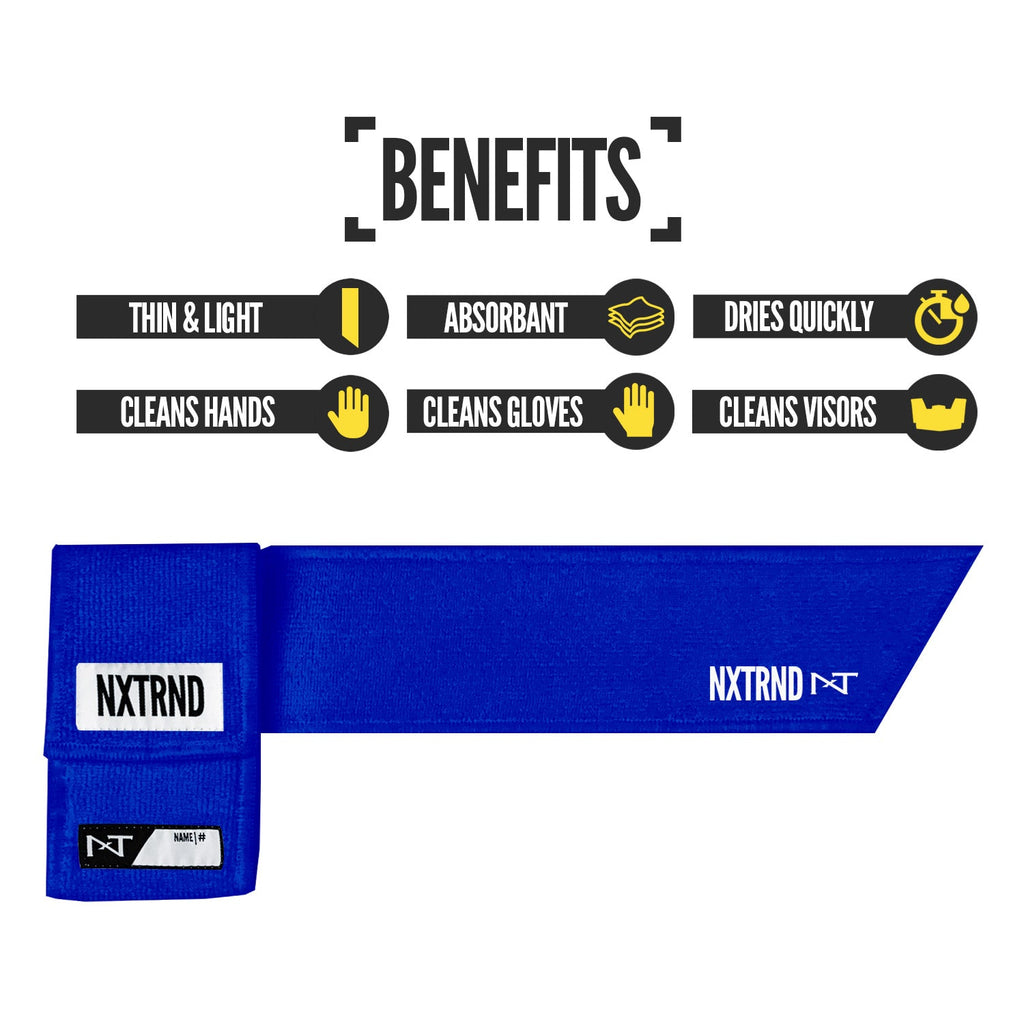 Streamer Football Towel Blue