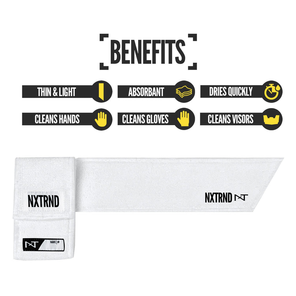 Streamer Football Towel White