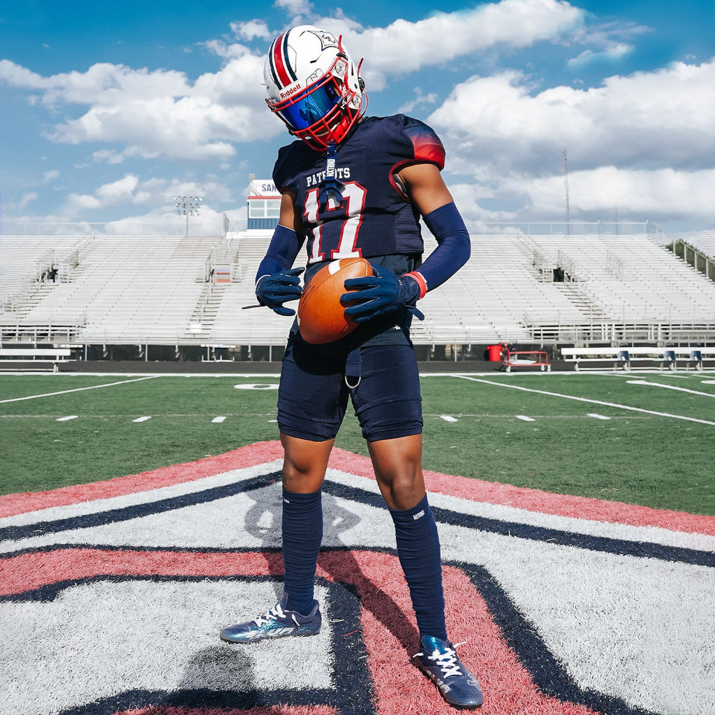 XTD® Scrunch Football Socks Navy Blue