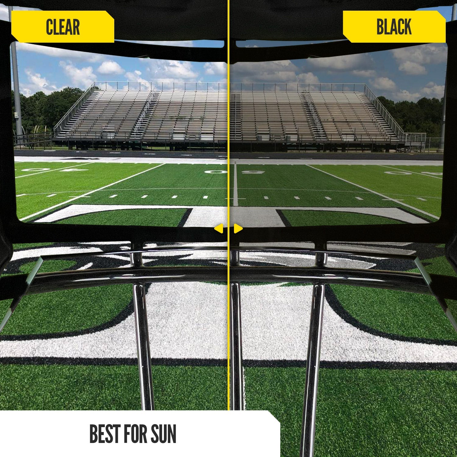 VZR1® Football Visor Black