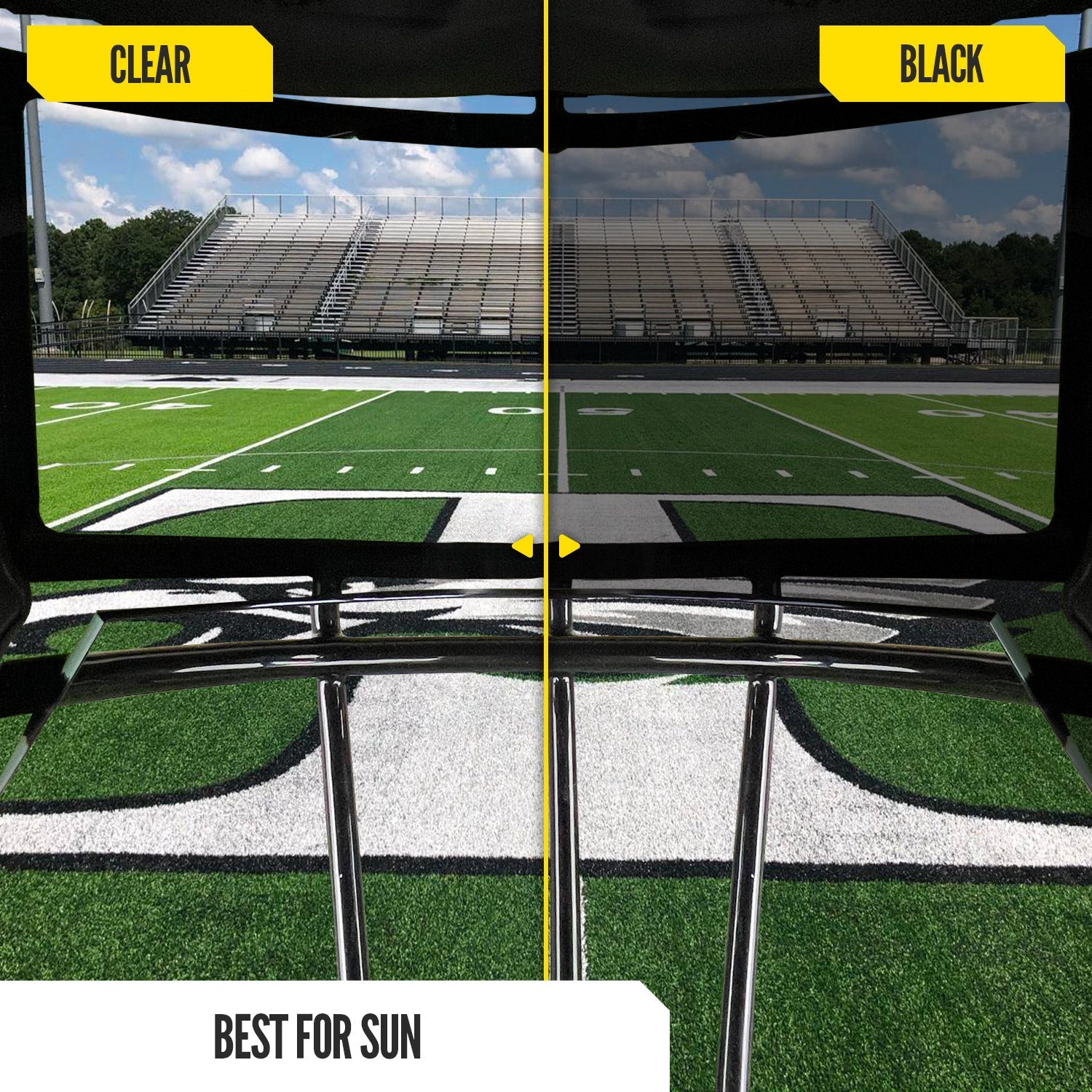 VZR3® Football Visor Black