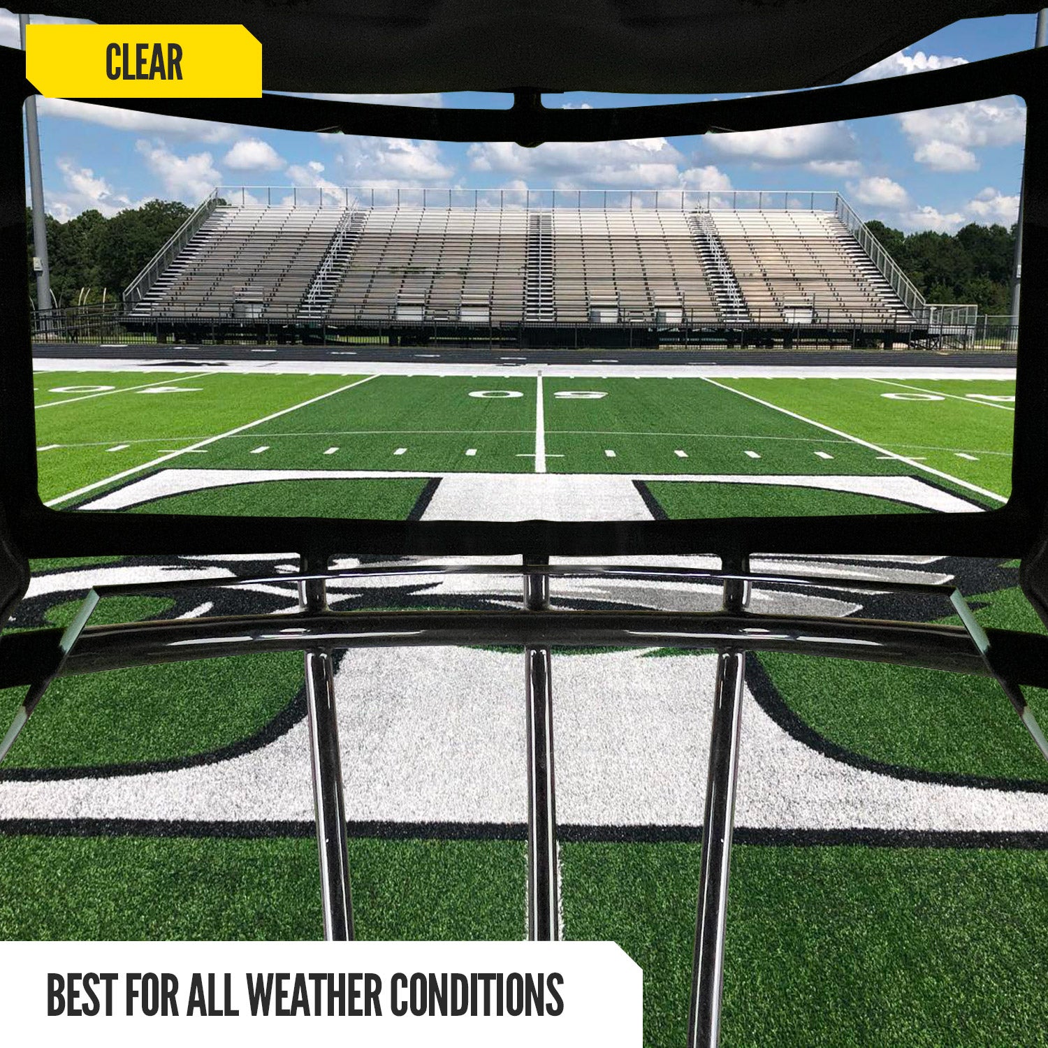 VZR3® Football Visor Clear