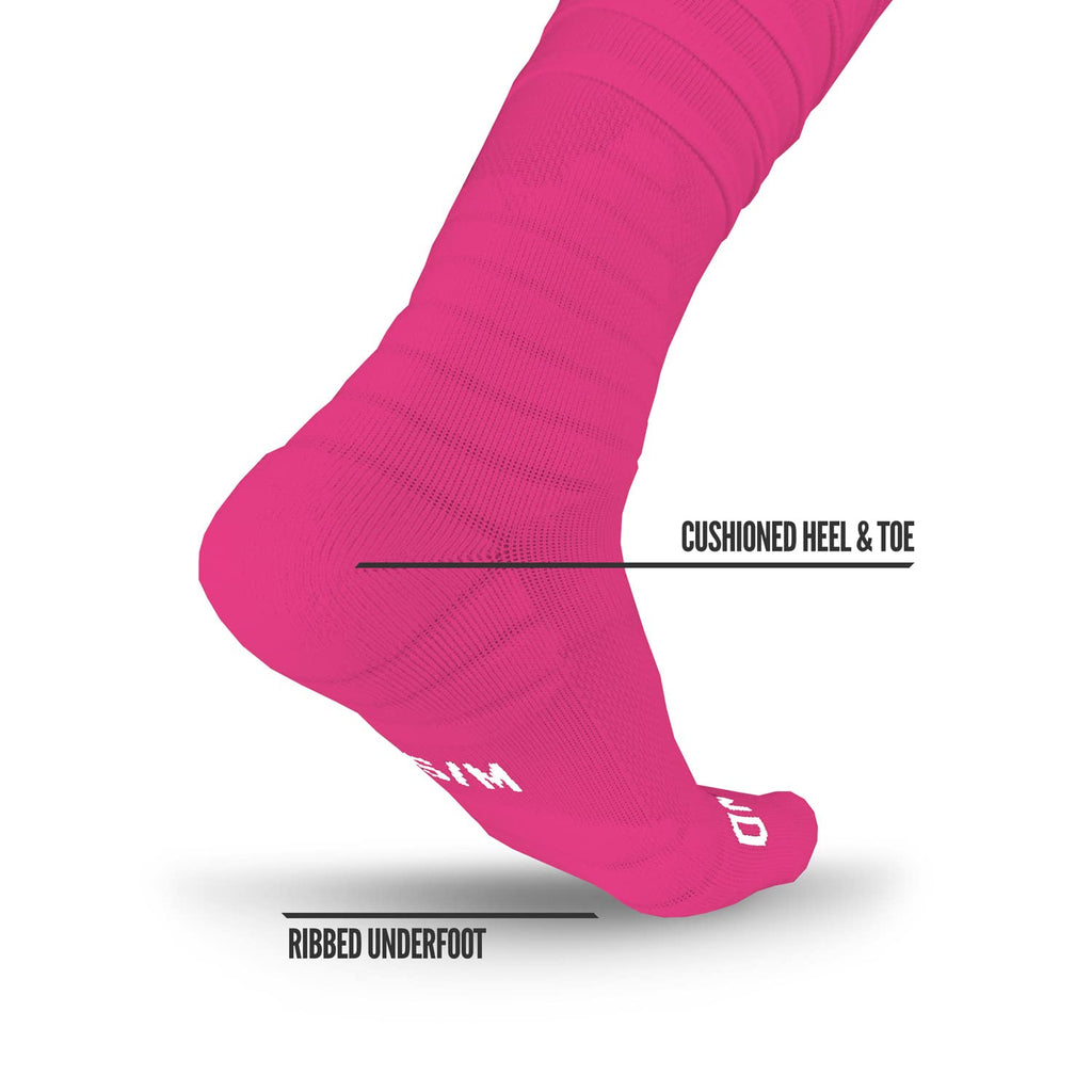 XTD® Scrunch Football Socks Pink