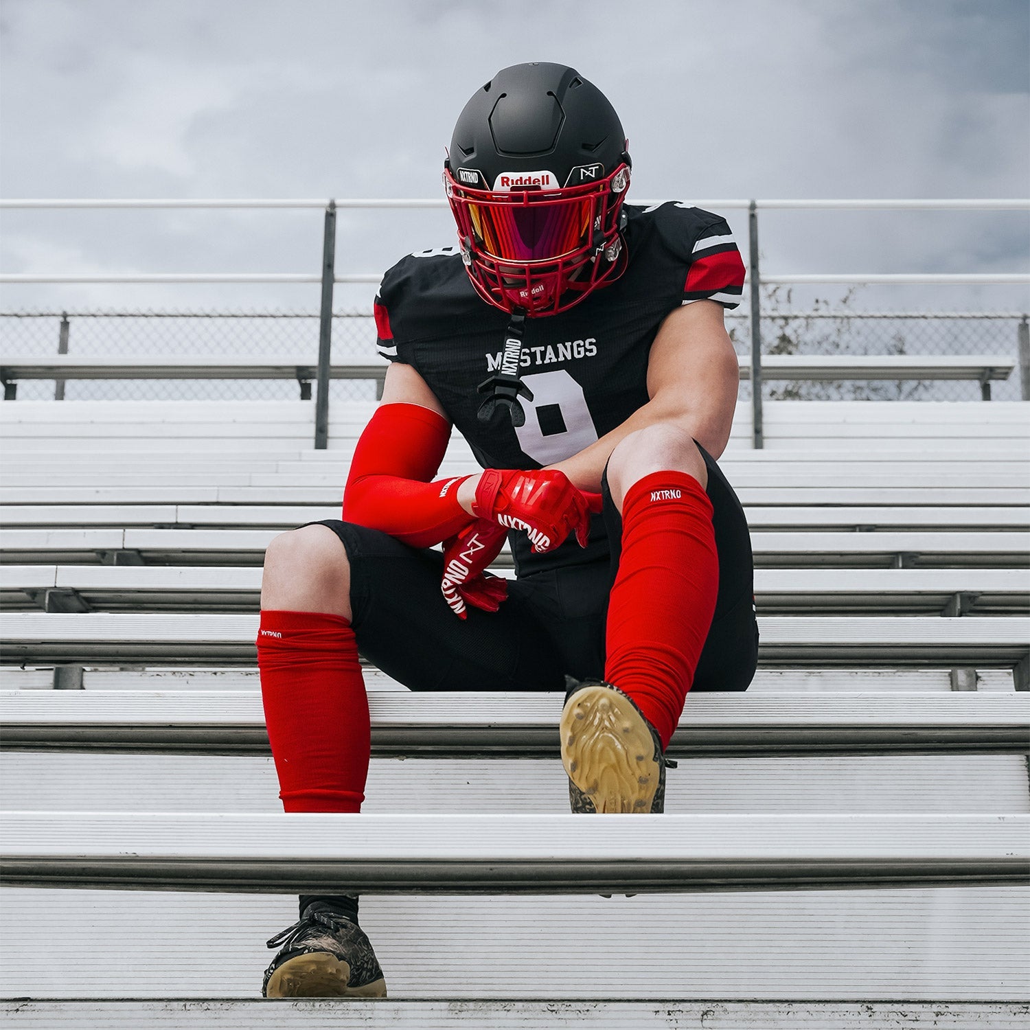 G1® Youth Football Gloves Red