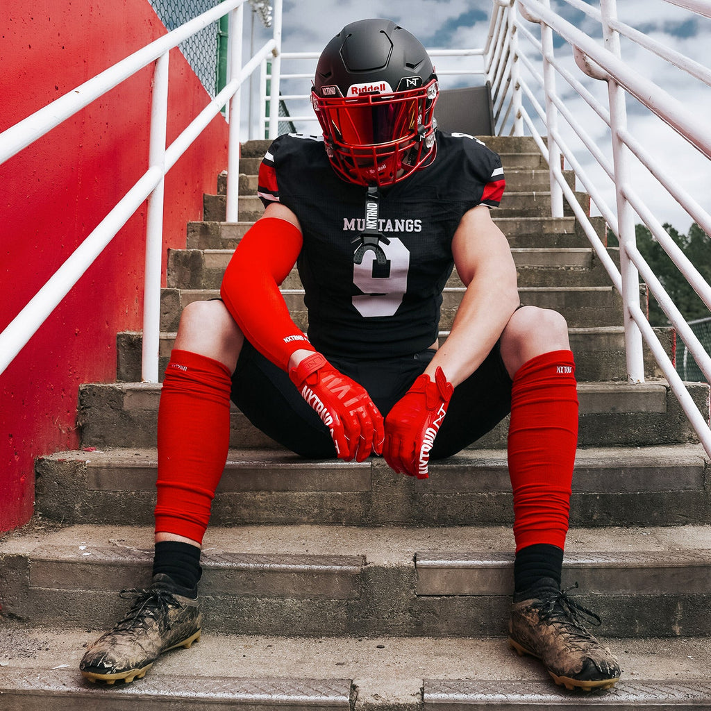 G1® Youth Football Gloves Red