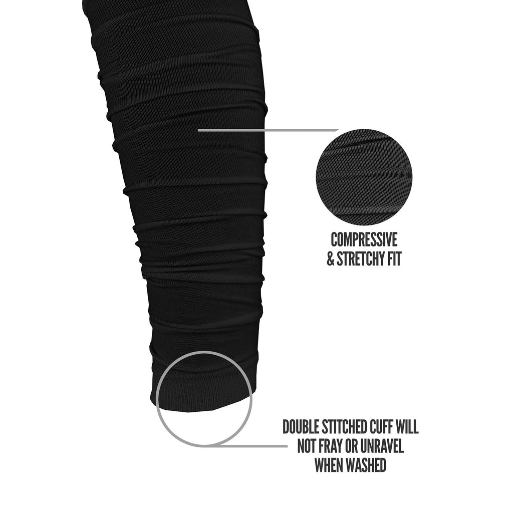 Scrunch Football Leg Sleeves Black