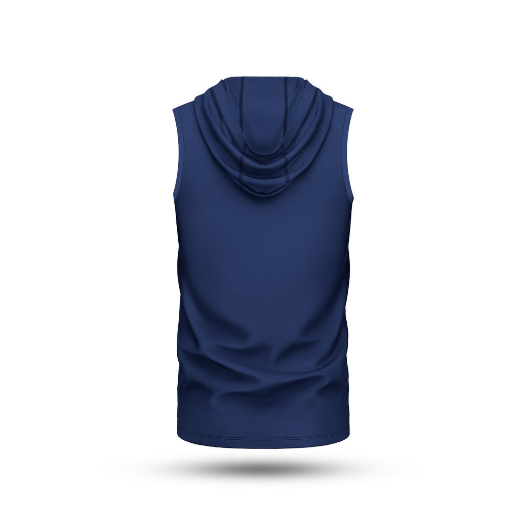 Team Lightweight Sleeveless Hoodie Navy
