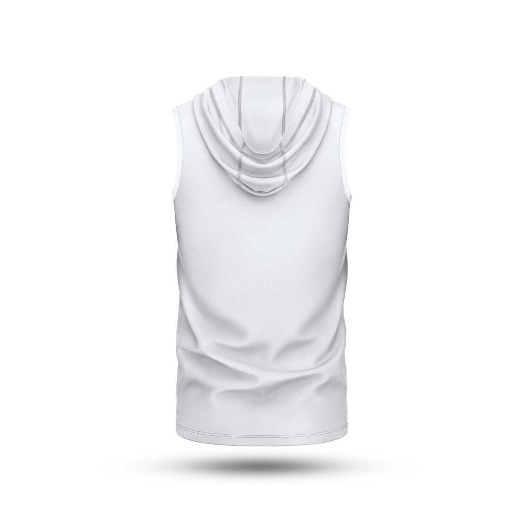 Team Lightweight Sleeveless Hoodie White
