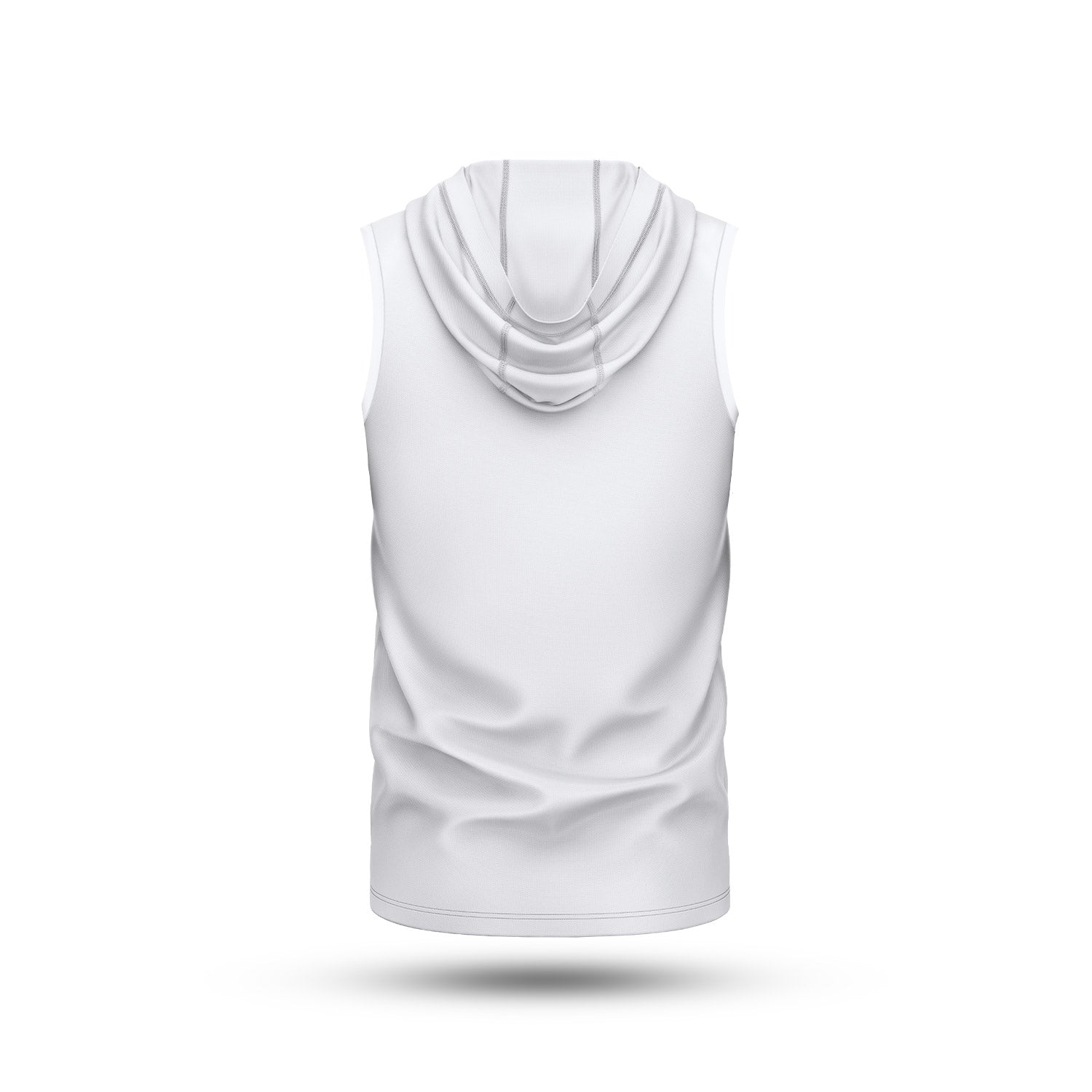 Team Lightweight Sleeveless Hoodie White