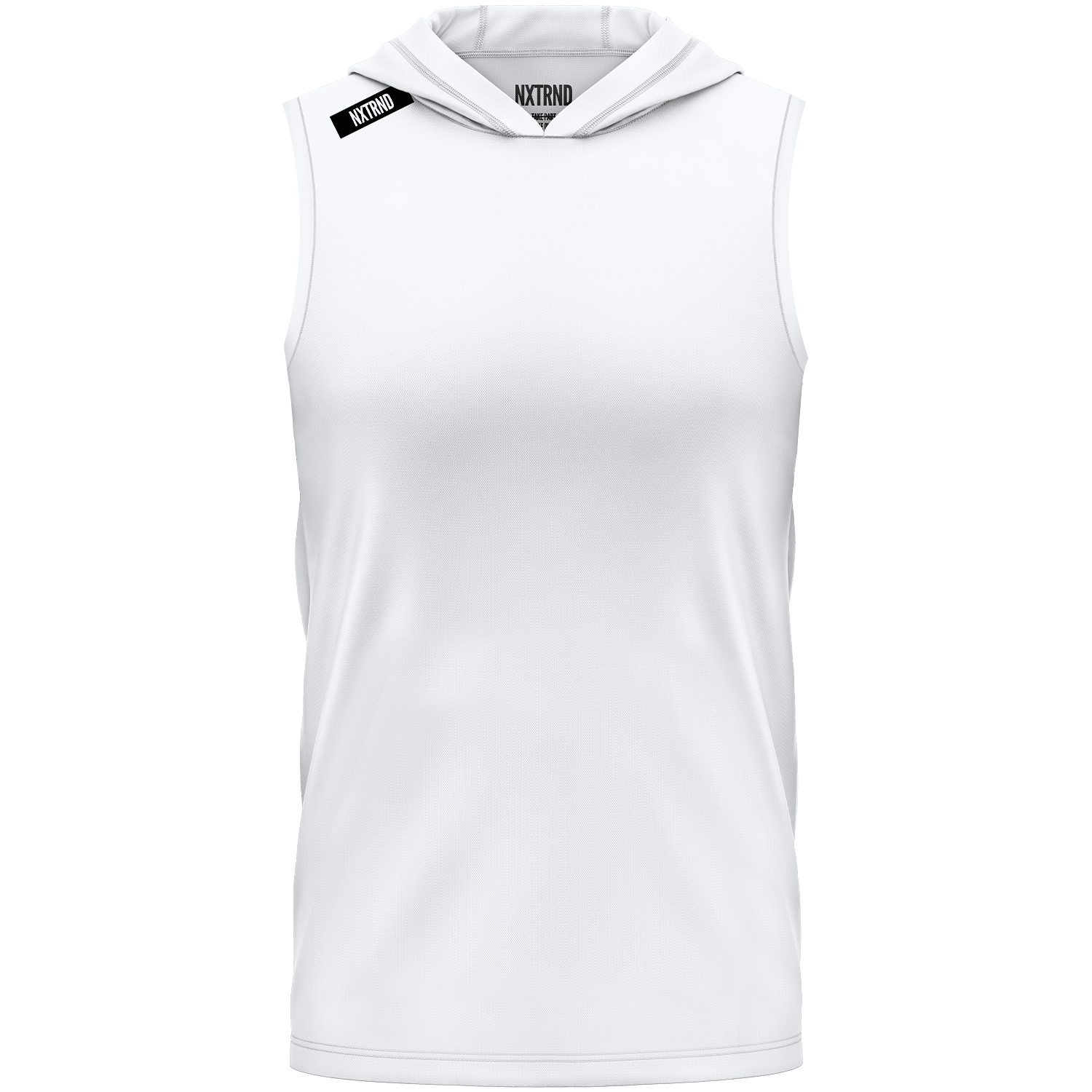 Team Lightweight Sleeveless Hoodie White