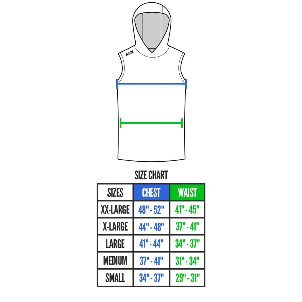 Team Lightweight Sleeveless Hoodie Black