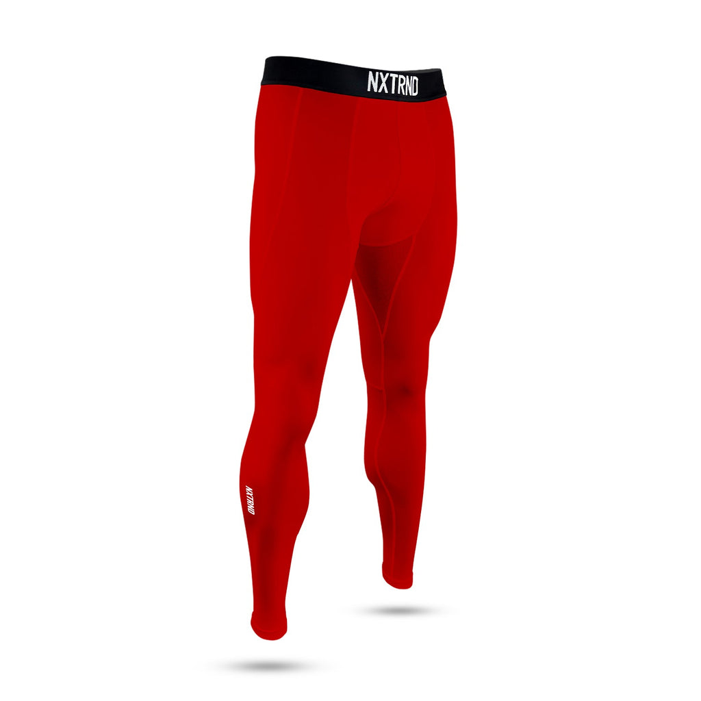 Core Compression Pants Red