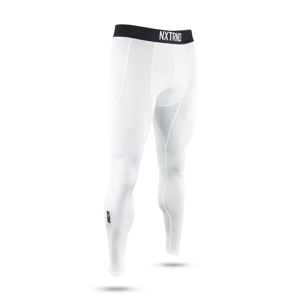 Core Compression Pants White