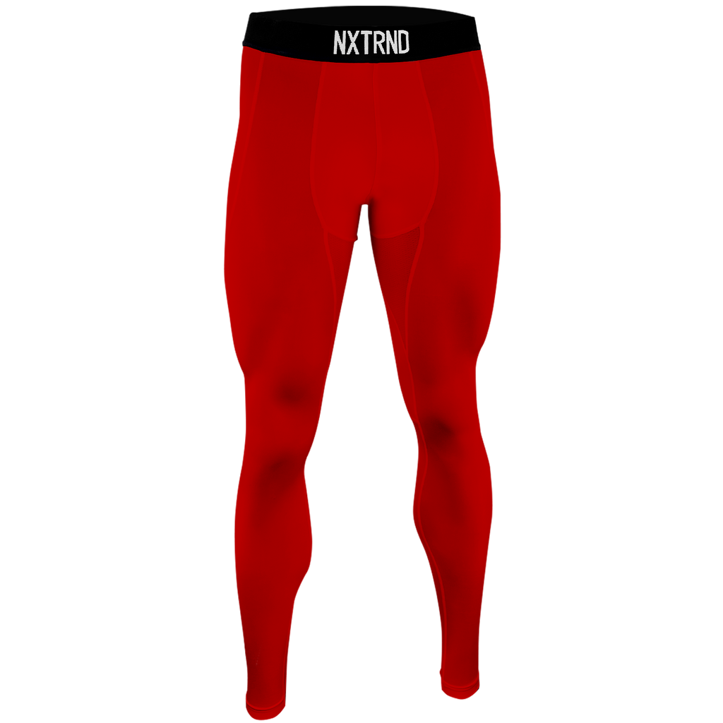 Core Compression Pants Red
