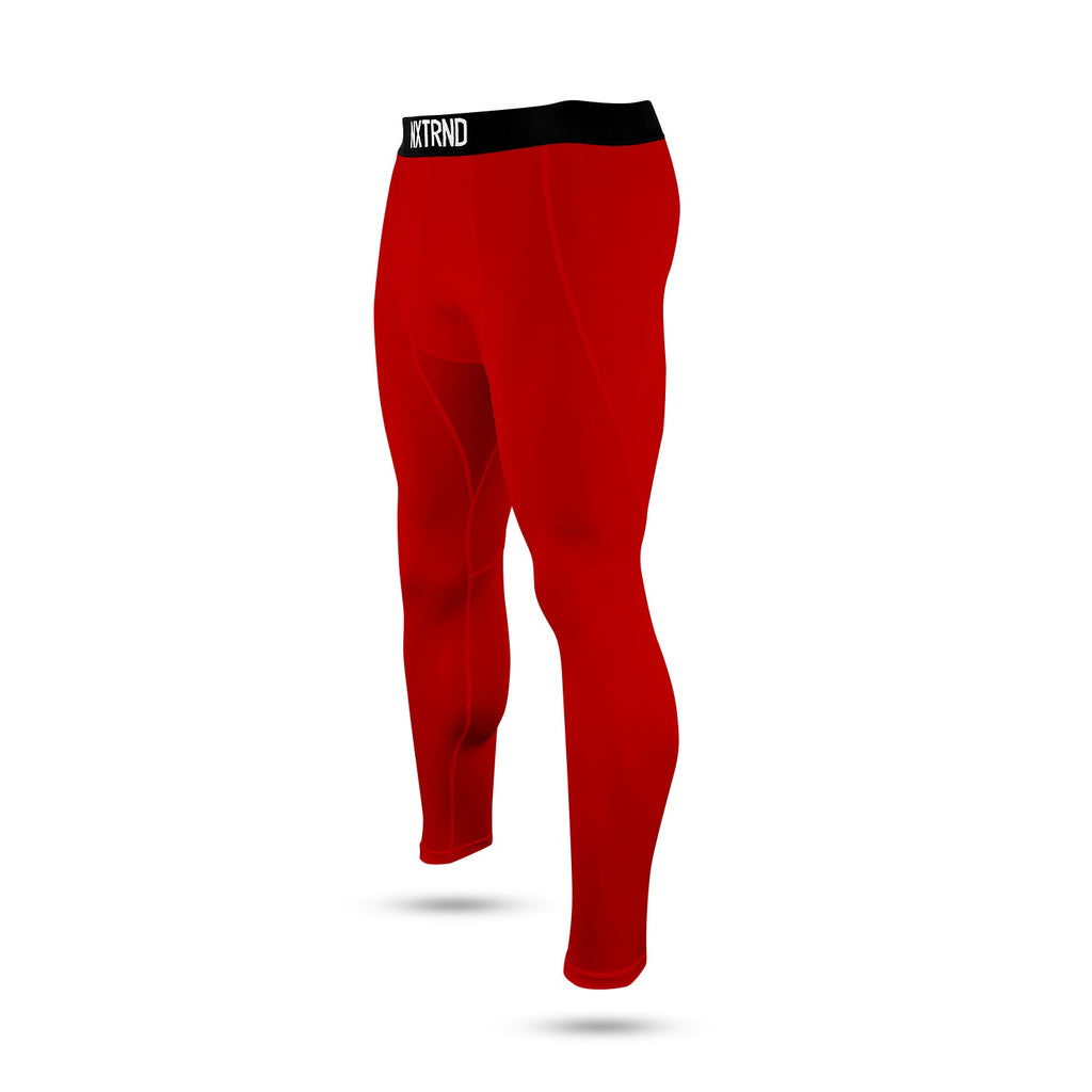 Core Compression Pants Red