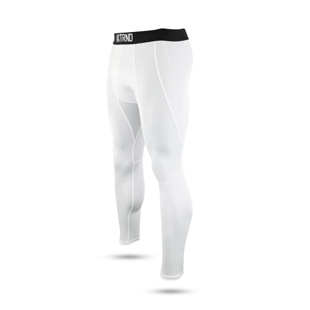 Core Compression Pants White