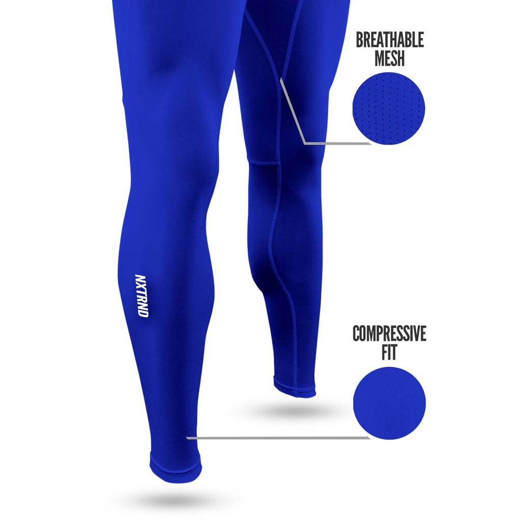 Core Compression Pants Blue