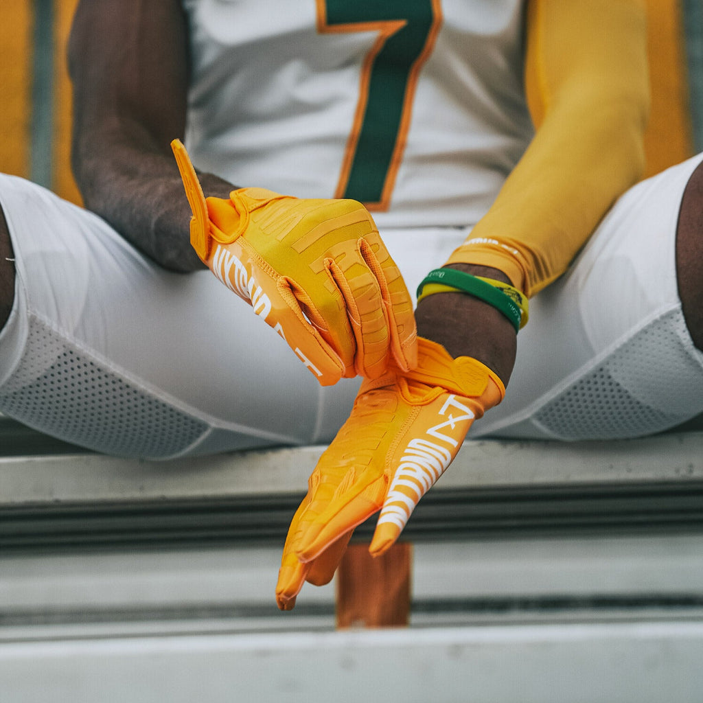 G1® Youth Football Gloves Yellow