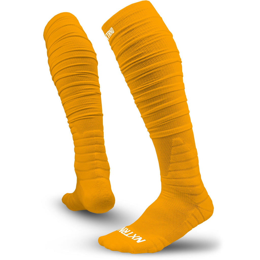 XTD® Scrunch Football Socks Yellow